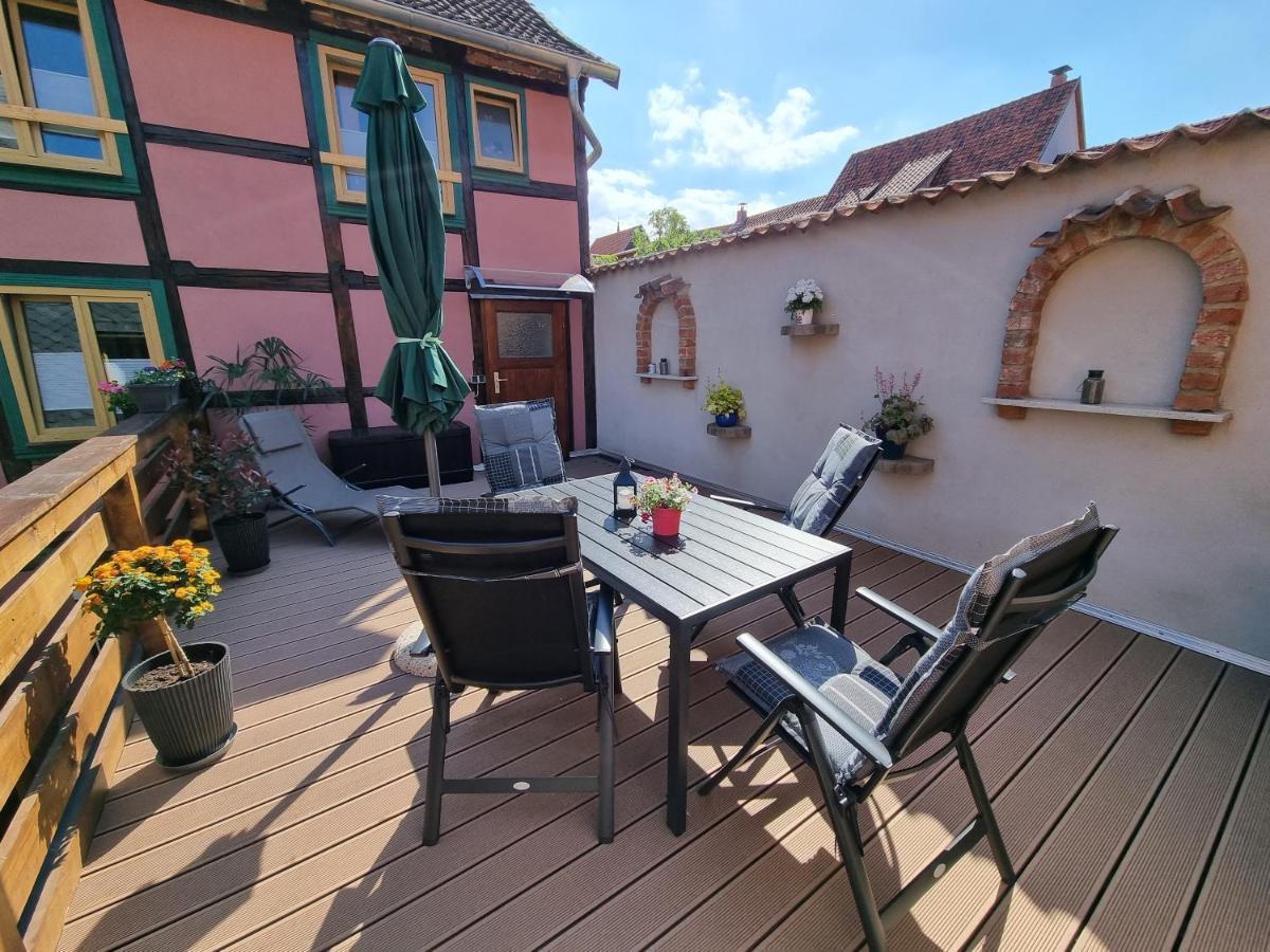 Ferienwohnung Goldstr.7 Quedlinburg Exterior foto
