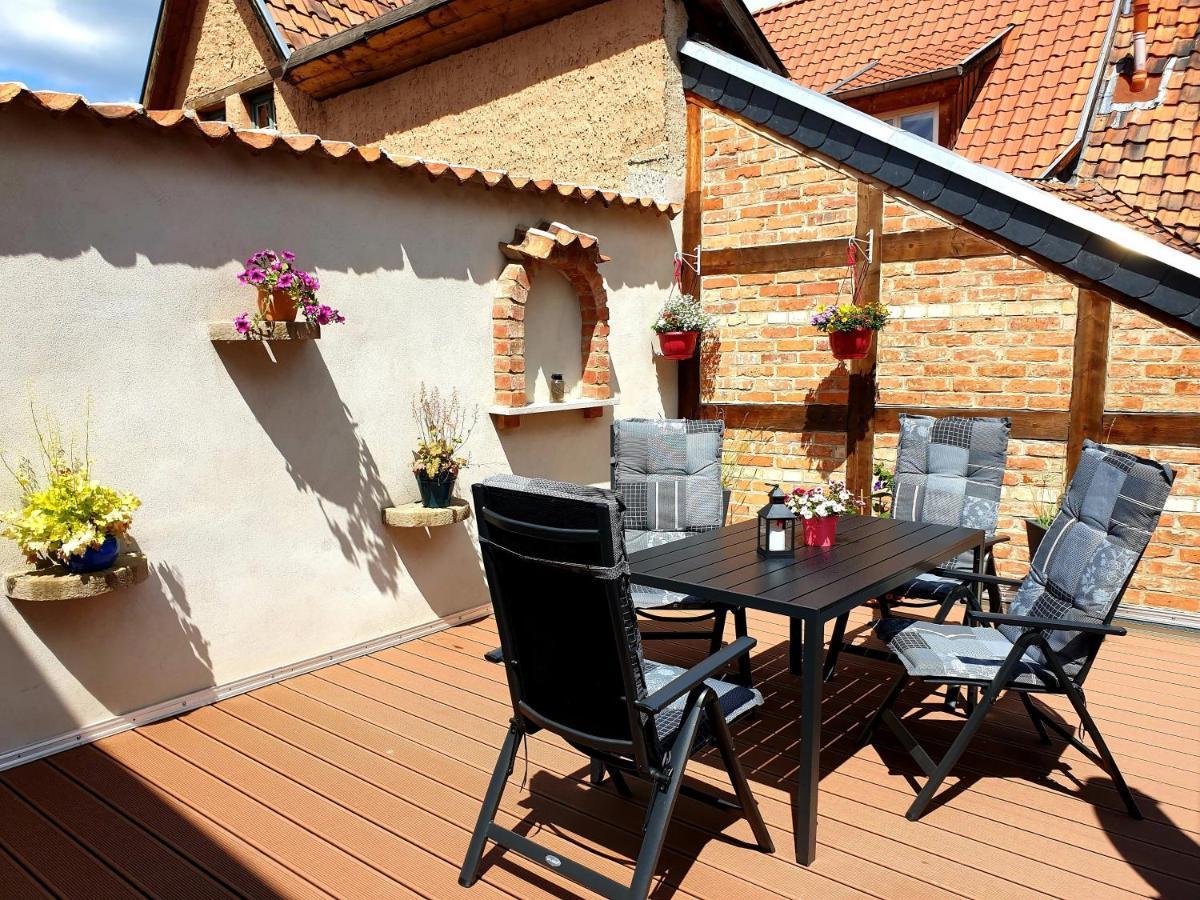 Ferienwohnung Goldstr.7 Quedlinburg Exterior foto